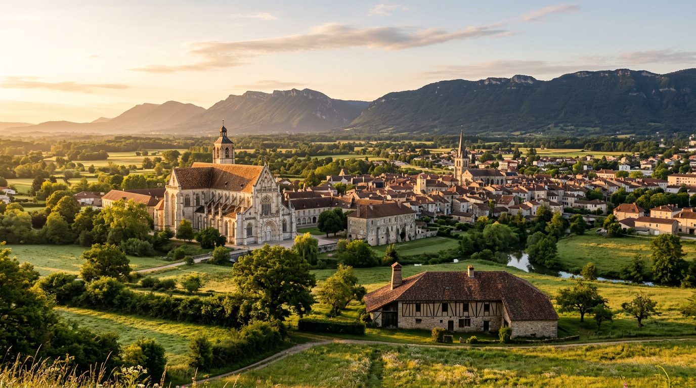 Paysage du Ain (01) : Auvergne-Rhône-Alpes