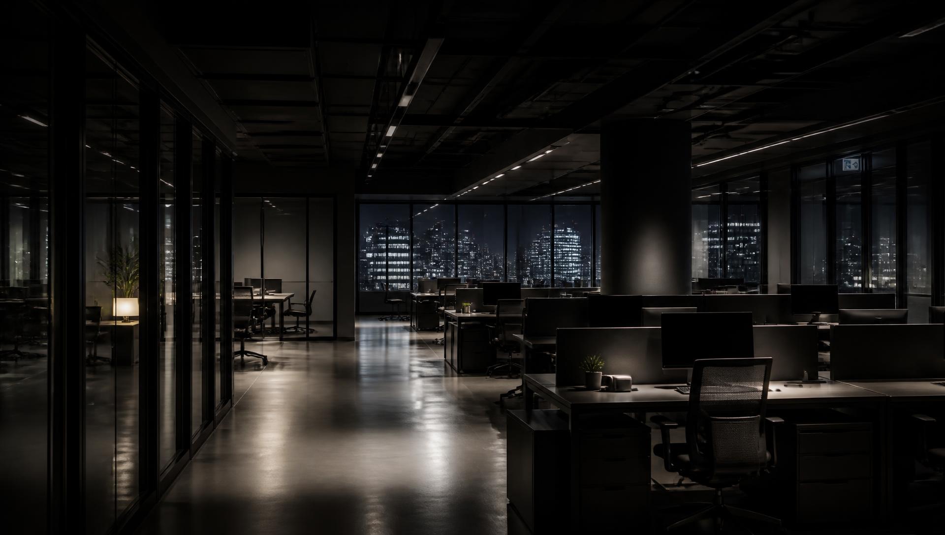Bureaux modernes équipés d'alarme et de contrôle d'accès Ajax