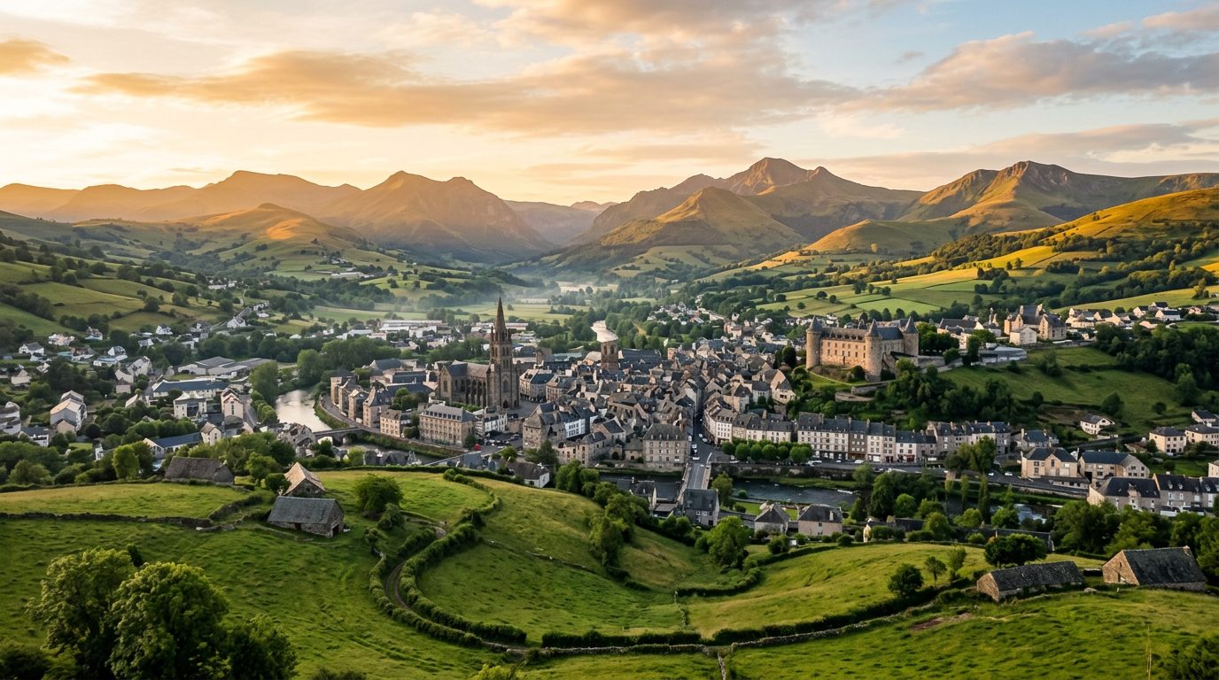 Paysage du Cantal (15) : Auvergne-Rhône-Alpes