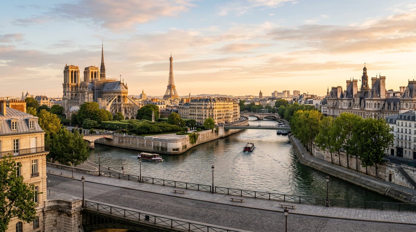 Paysage du Paris (75) : Île-de-France