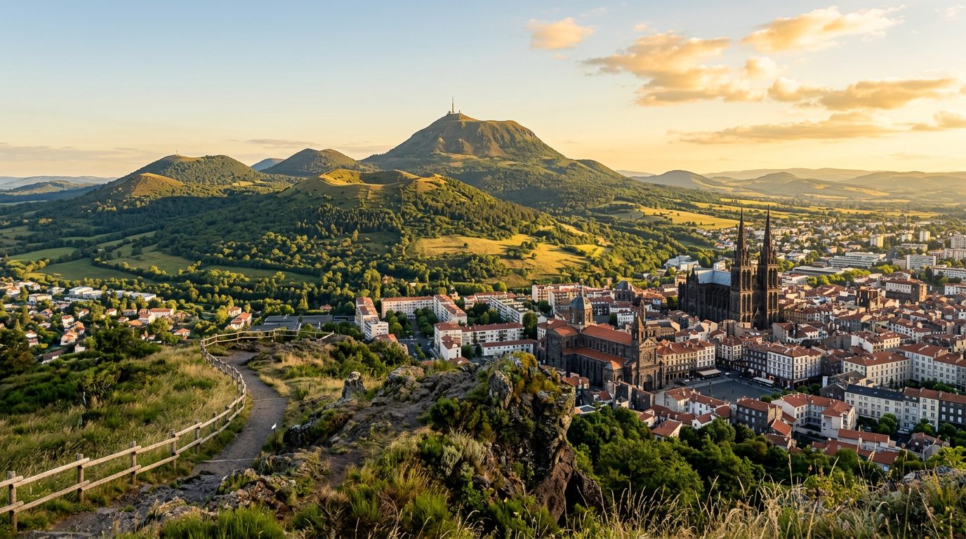 Paysage du Puy-de-Dôme (63) : Auvergne-Rhône-Alpes